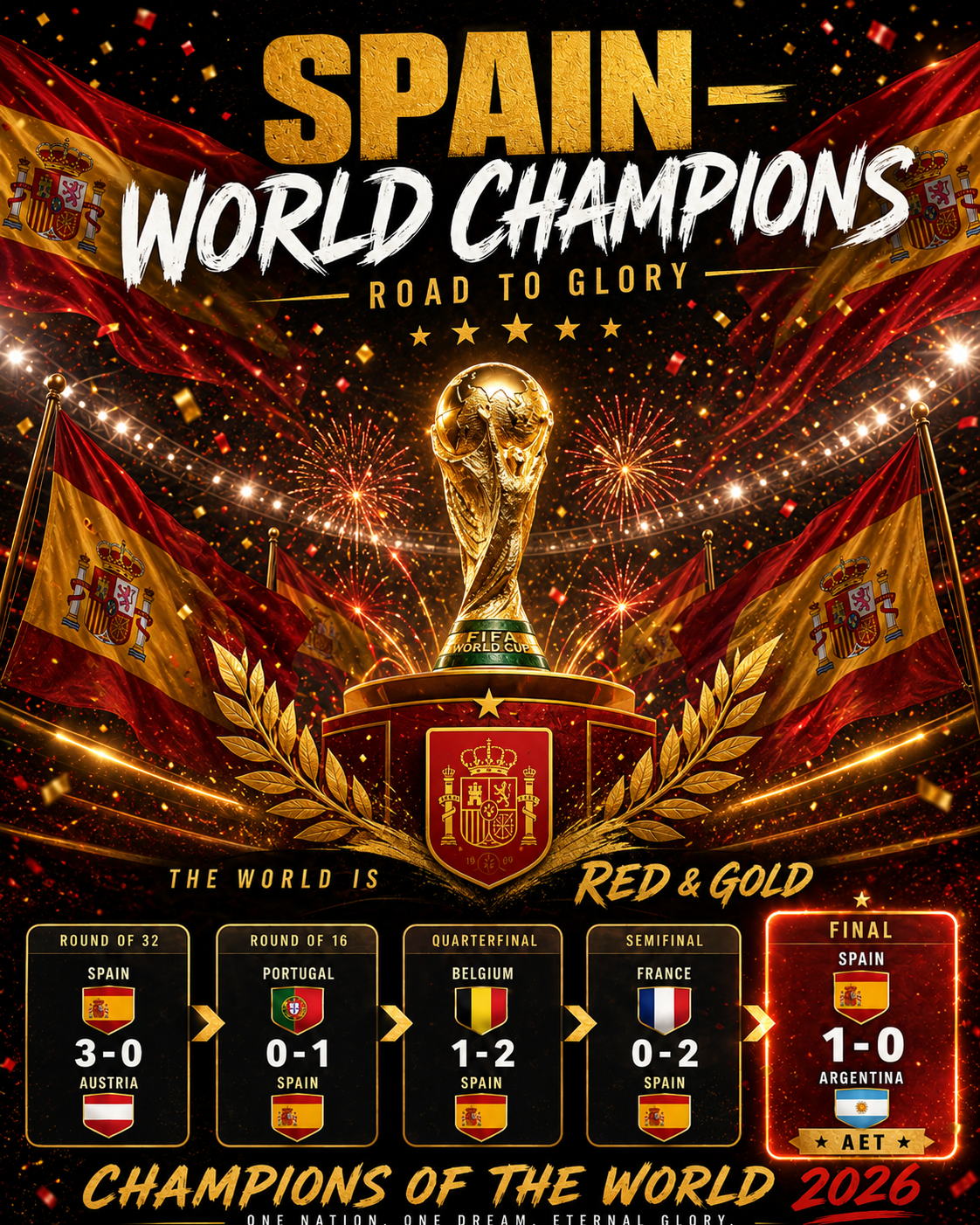 Spain — World Champions 2026